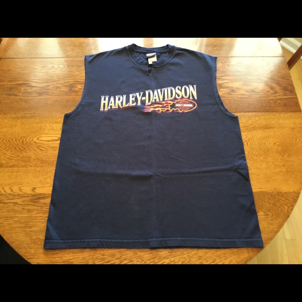 Men’s Harley Davidson Sleeveless T-Shirt Tank XL